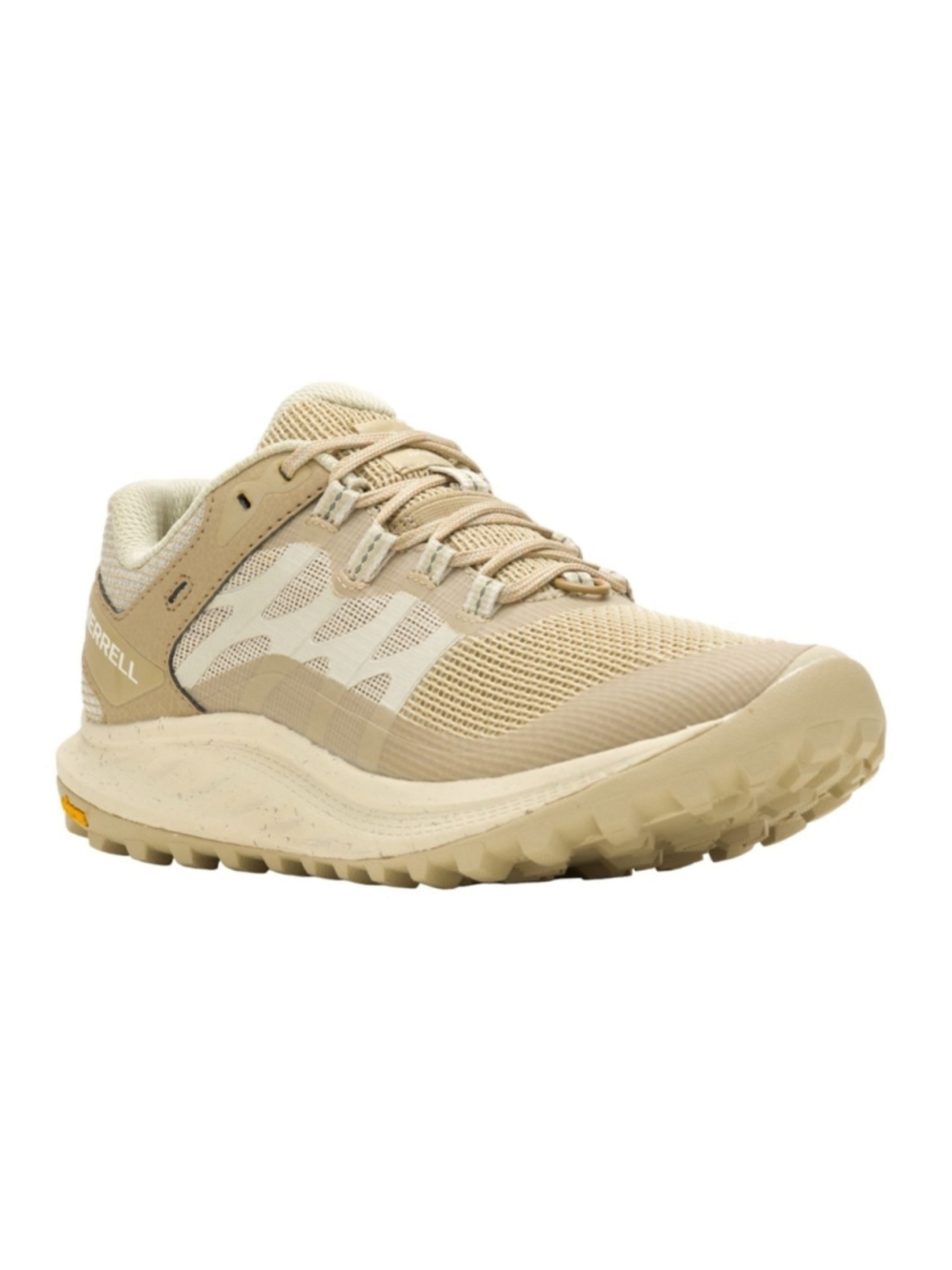 Merrell Antora 3 Womens Trail Running Hiking Shoes Khaki Vibram Size 6.5 - Picture 6 of 8